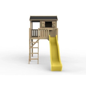 Prestige Garden Stelzenhaus Funny XXL KDI Inklusive Rutsche Gelb