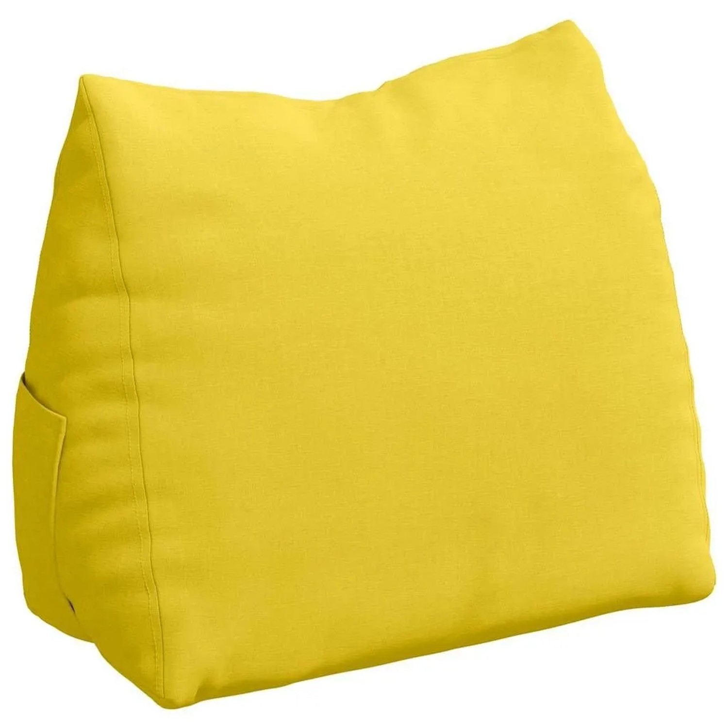 vidaXL Rückenkissen Helles Gelb 60 x 20 x 50 cm Stoff 42015040