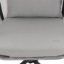 Detailaufnahme: Grauer Siena Garden Hängesessel Yobaya Easy Grey mit Kissen.
