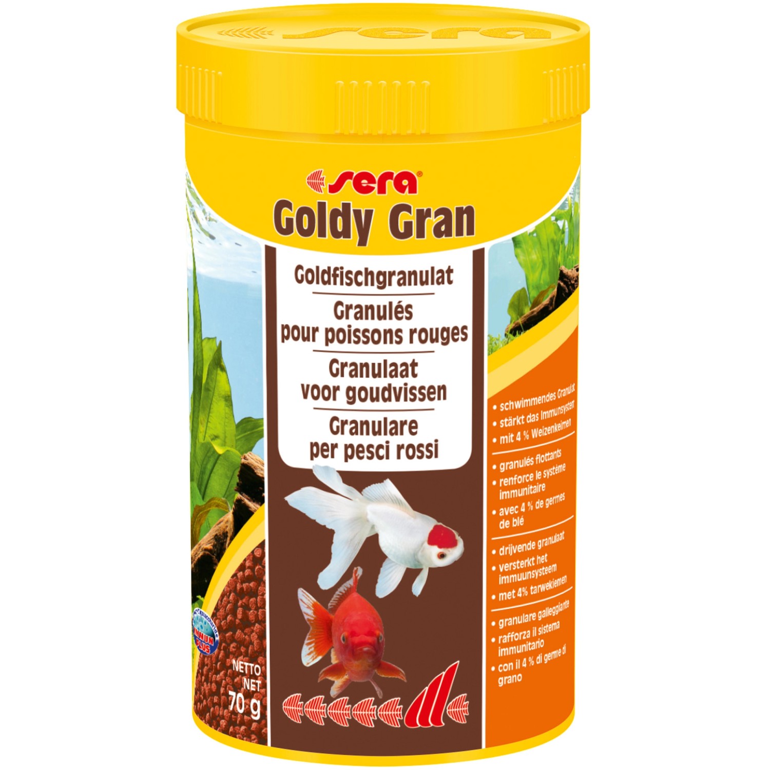 Sera Teichfutter Goldy Gran Nature 250 ml (80 g)