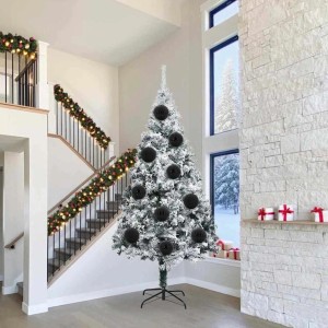 vidaXL Weihnachtskugel-Set 3-Tlg Schwarz XXL 42018860