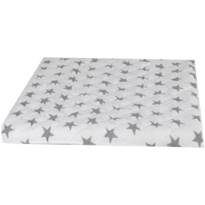 Bestlivings Trockner- & Waschmaschinenbezug 60x60 cm, Sterne weiß, Frottee