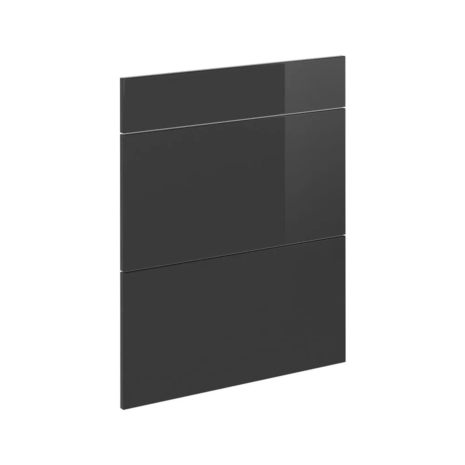 Vicco Küchenfront R-Line Anthrazit Hochglanz 60 x 70 Möbelfront für den Schubladenunterschrank Art Nr 37465