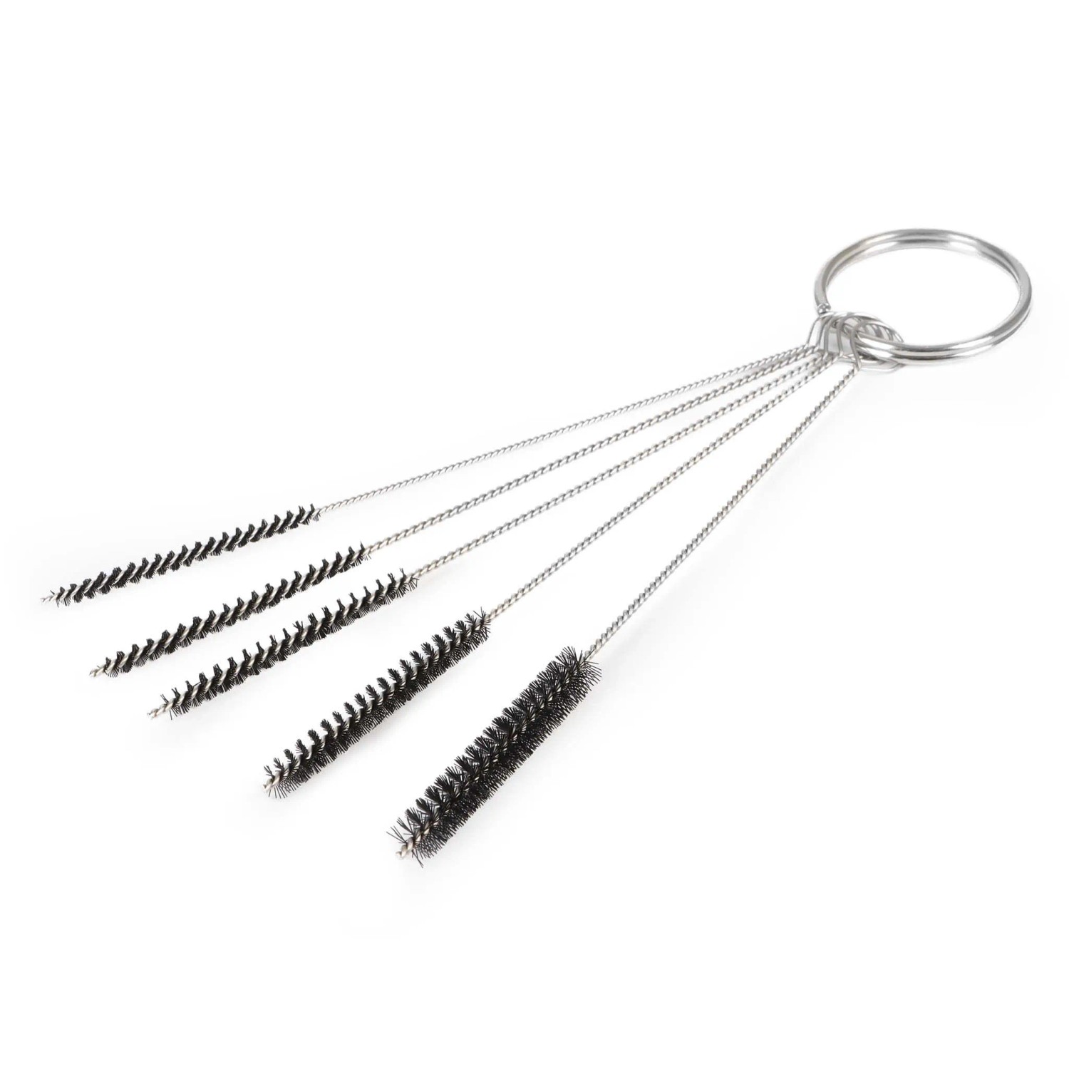 Wiltec Airbrush Zubehör 5-Tlg Reinigungsbürsten Airbrushpistole Lackierpistole