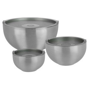 GSW Thermoschüssel Set 6 Teile mit Kunststoffdeckel