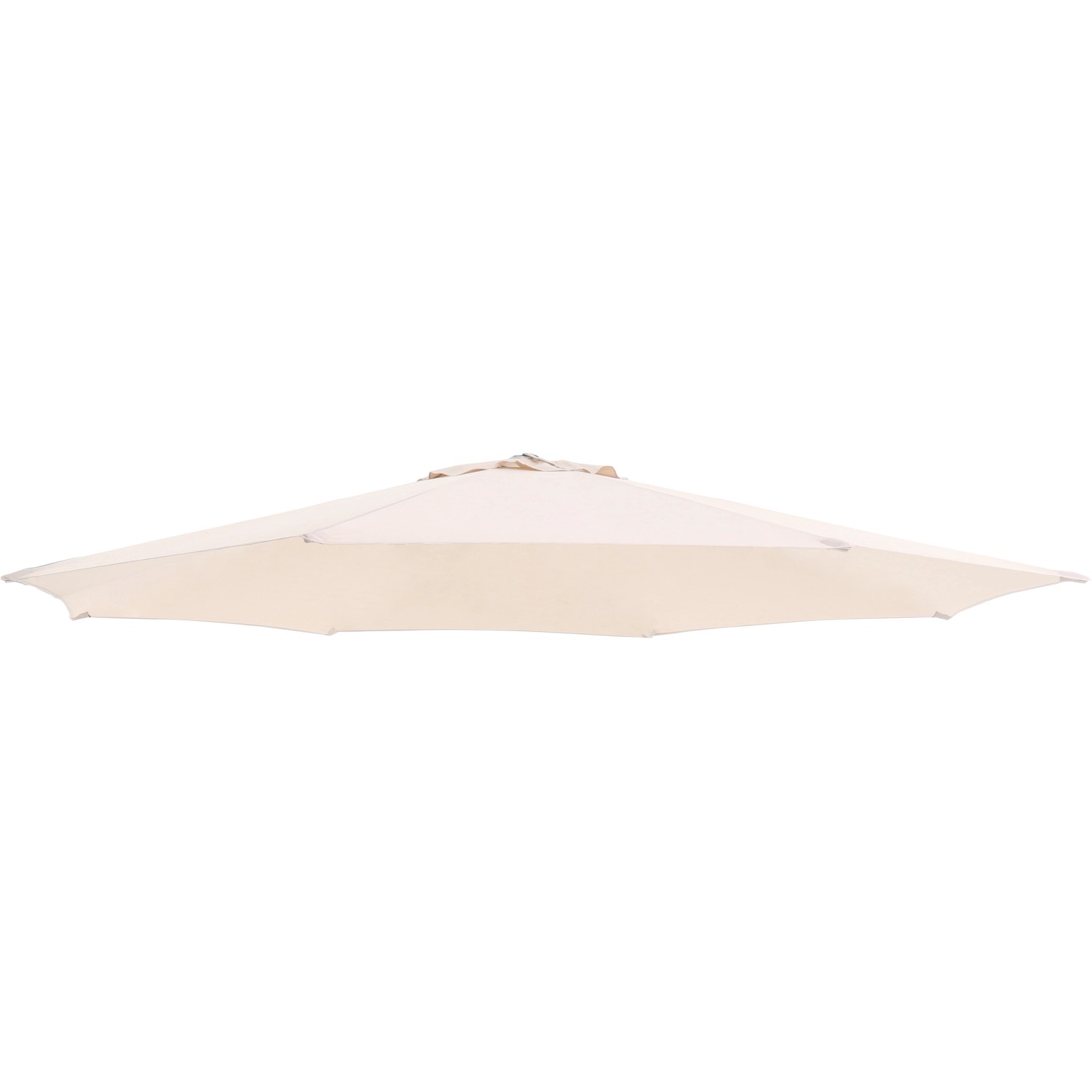 Bespannung für Ampelschirm Alvarado Anthazit 300 cm x 300 cm Beige