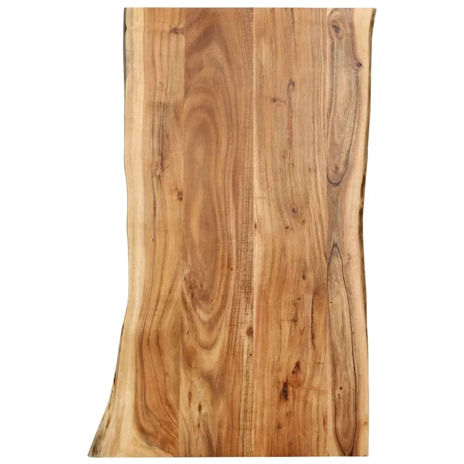 vidaXL Tischplatte Massivholz Akazie 100x50-60x2,5 cm 286331