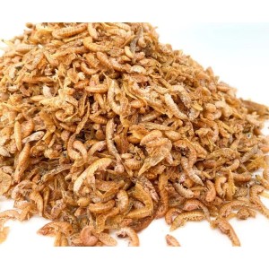 Insektus Gammarus Teichfutter, getrocknete Bachflohkrebse im 5L Beutel.