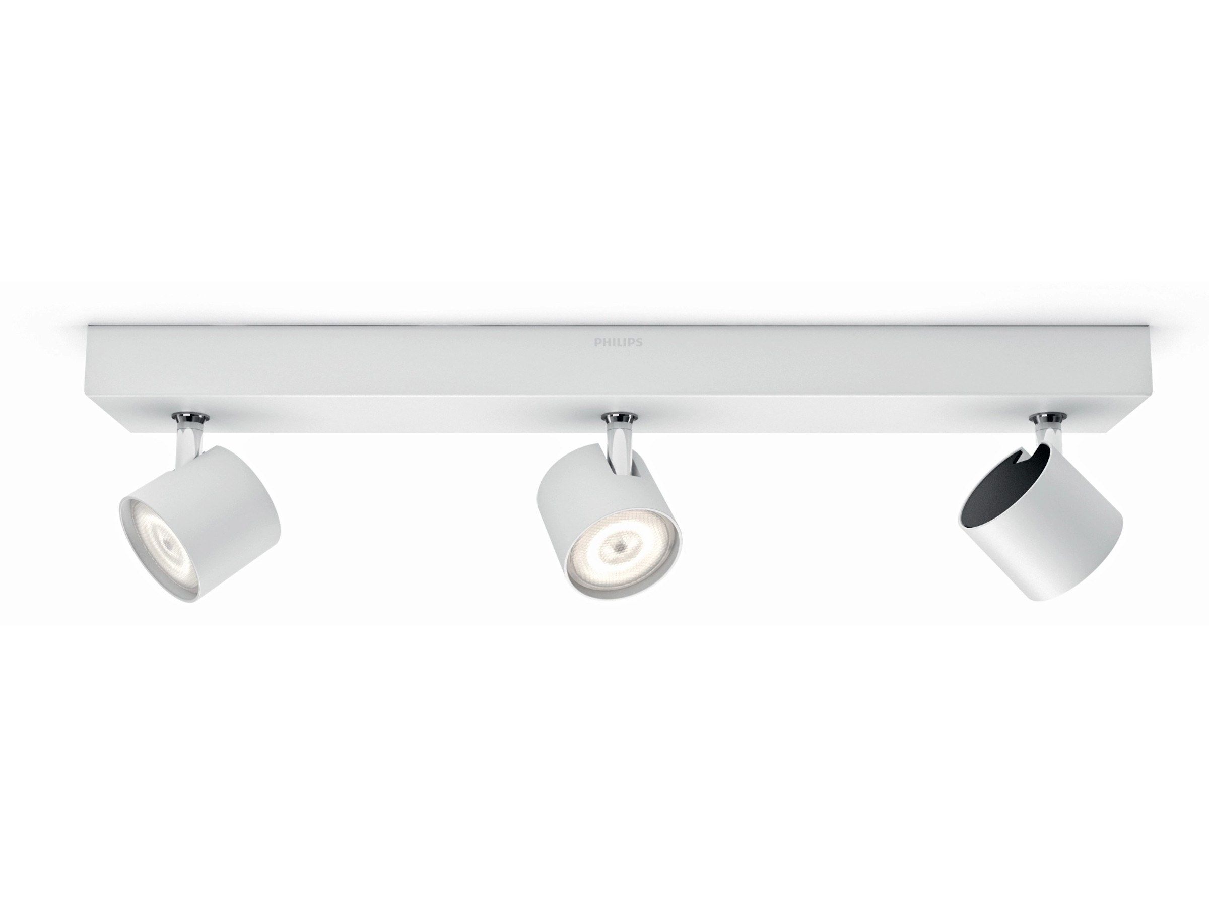 Faretto Da Incasso Philips MyLiving 3 Luci LED, Colore Argento, Orientabile – Luce Bianca Calda