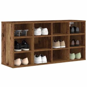 vidaXL Schuhschrank mit Regal Altholz 103 x 30 x 51 cm Holzwerkstoff 875209