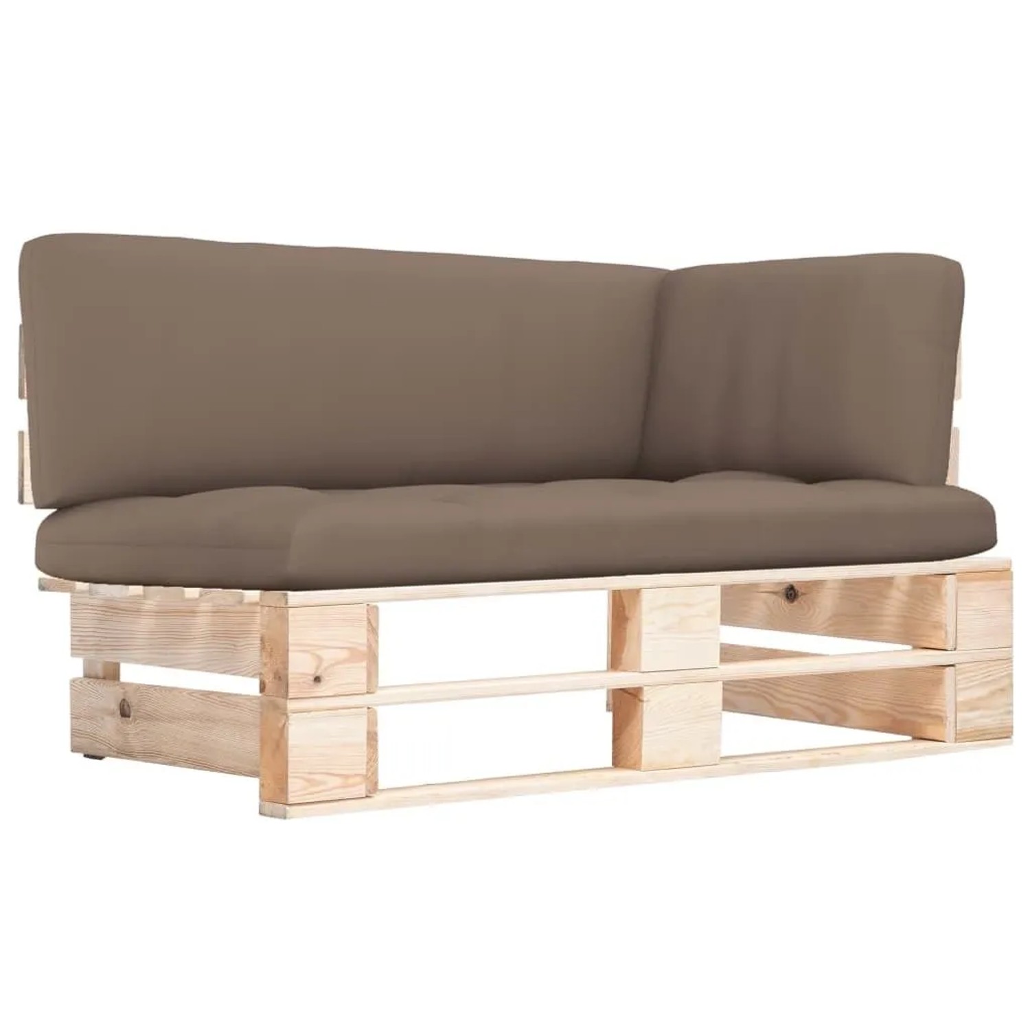 vidaXL Outdoor-Ecksofa Paletten Kiefernholz Imprägniert 3066609