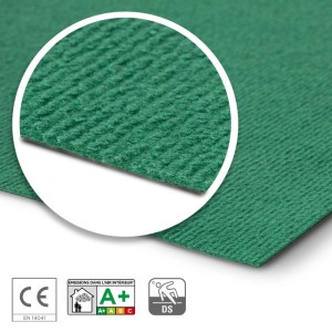 Floordirekt Messeteppich Sintra Pflegeleichter Gangläufer Grün 100 x 1500 cm