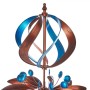 Kobolo Windrad Gartenstecker Dekostecker Windspiel XXL TWIRL_5