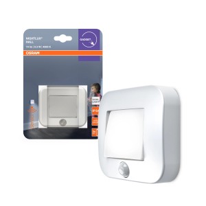 Osram LED-Nachtlicht Nightlux Hall, batteriebetrieben mit Sensor, für Innen- und Außenbereiche.