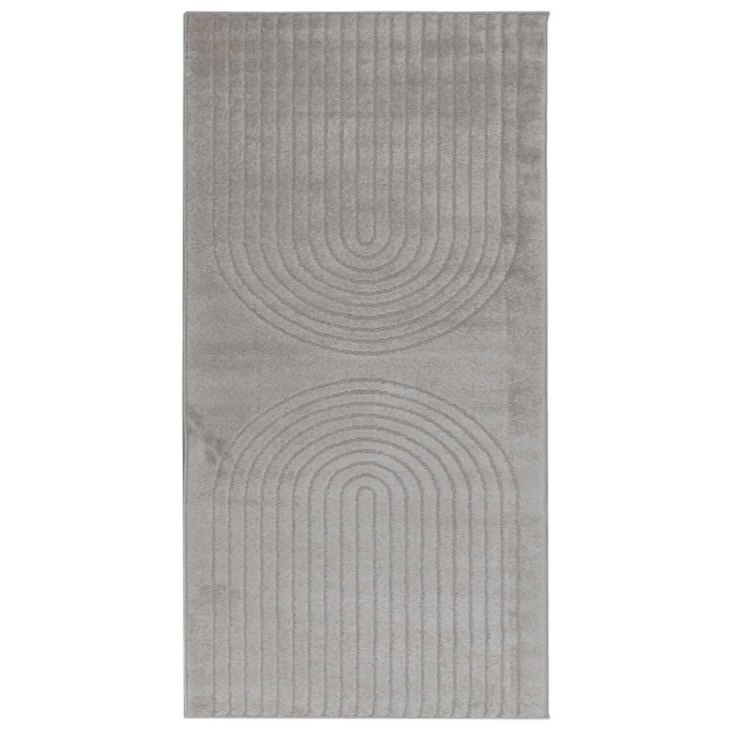 vidaXL Bereichsteppiche Rechtwinklig GALATI Grau 150 x 80 cm Polyester 42022817
