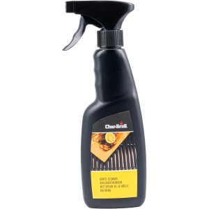 Char-Broil Grillrostreiniger in schwarzer Sprühflasche für die Grillreinigung.