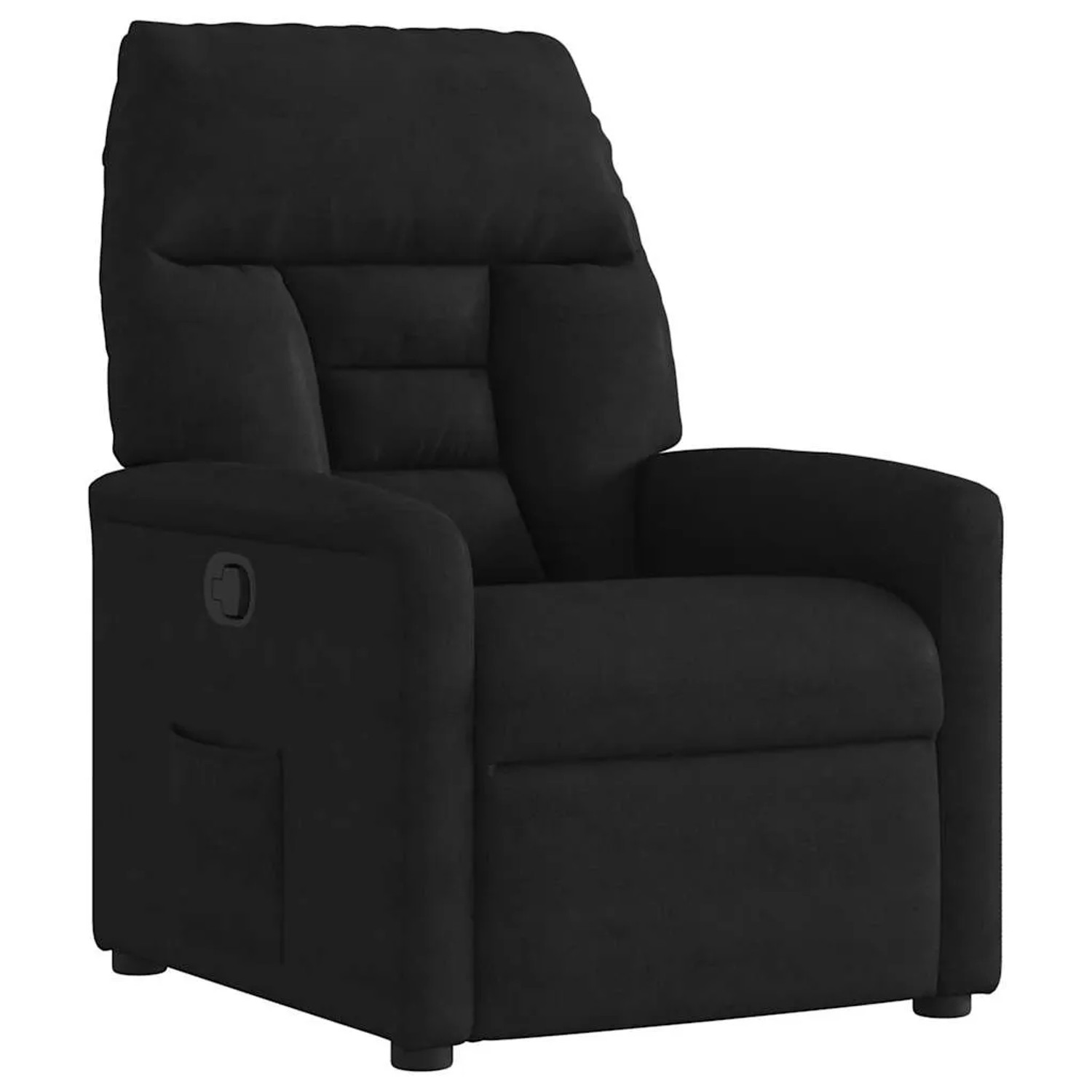 vidaXL Relaxsessel Schwarz Mikrofasergewebe 4015566