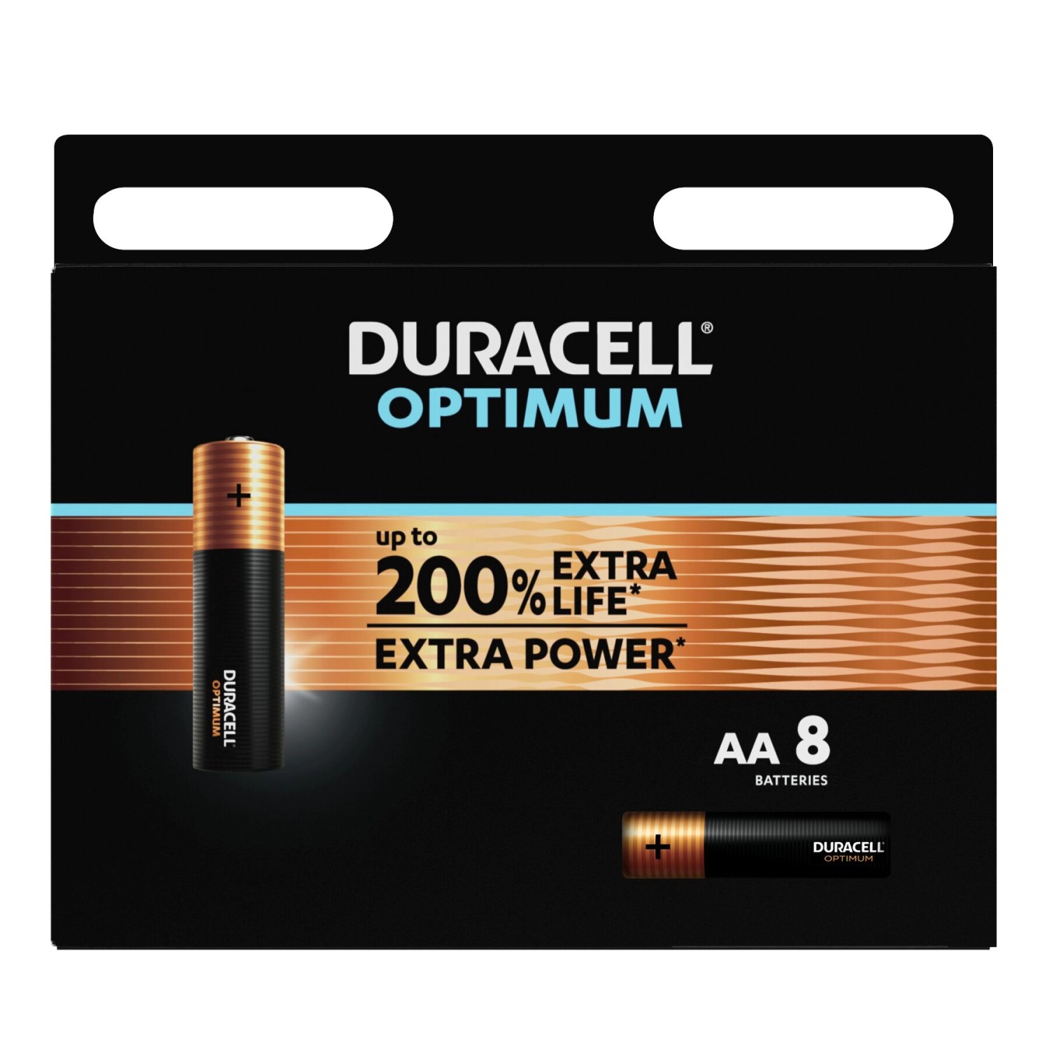Duracell Optimum Batterien AA 1,5V MN1500/LR06 8er Pack