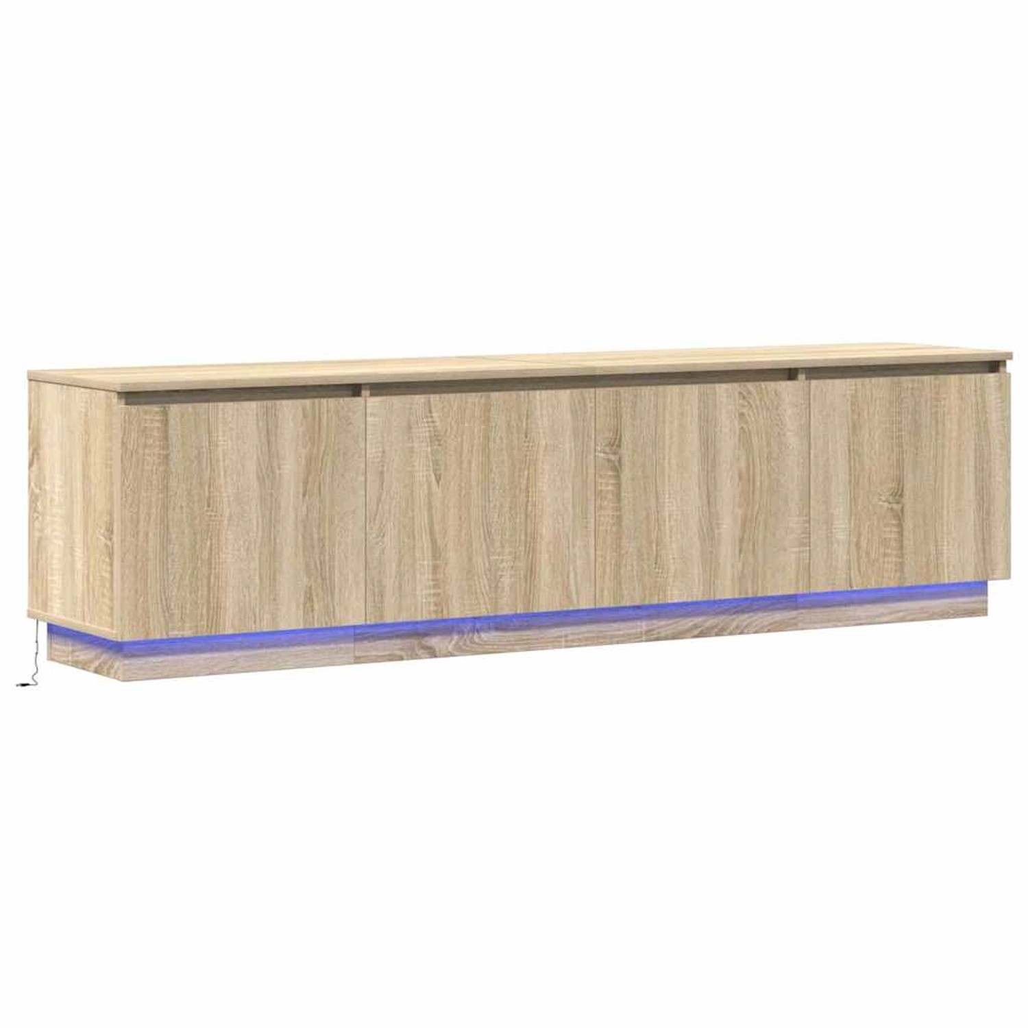 vidaXL LED-TV-Schrank Sonoma-Eiche 180 x 38 x 49 cm Holzwerkstoff 3376146 günstig online kaufen