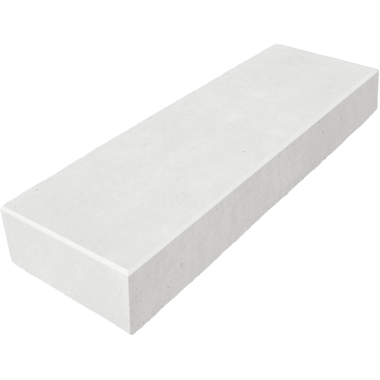 Diephaus Blockstufe Emlan Sichtbeton Grau 100 x 35 x 15 cm