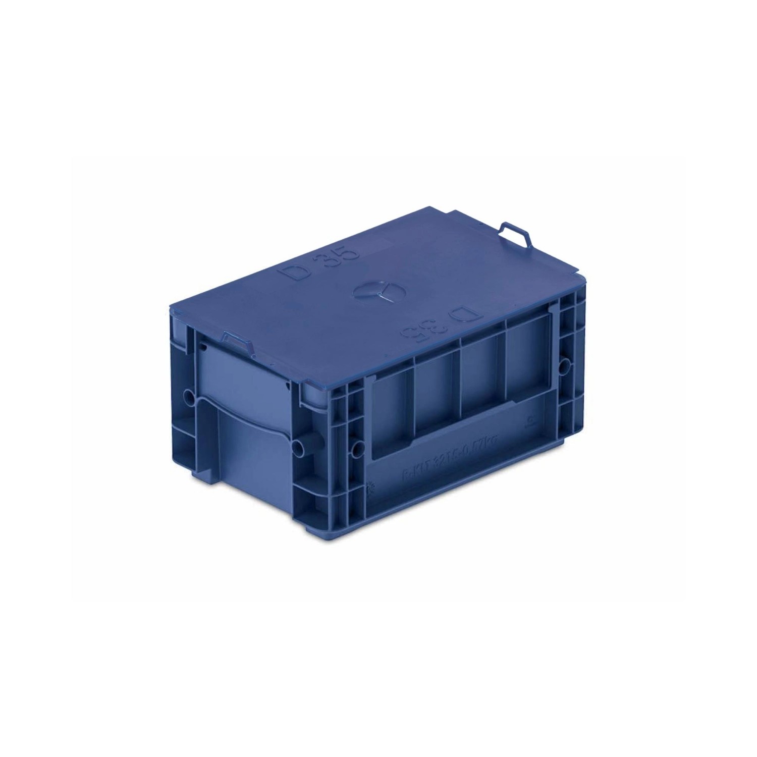 Thumbnail - VDA KLT Kleinladungsträger Mit Verbundboden und Auflagedeckel HxBxT 14,7 x 20 x 30 cm 5,3 Liter KLT Transportbox Transpo...