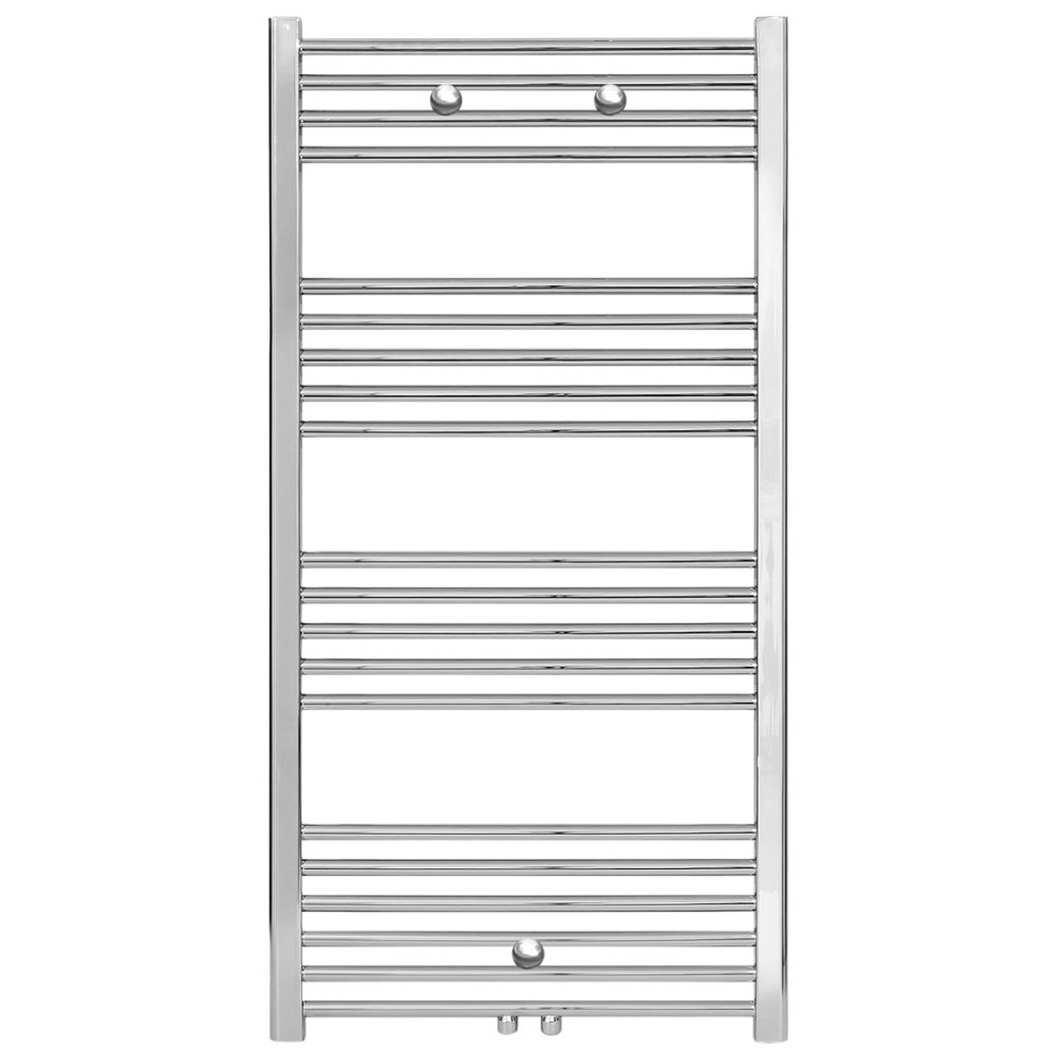 Belrad Badheizkörper Mittelanschluss Chrom 1200 X 500 HxB 376W günstig online kaufen