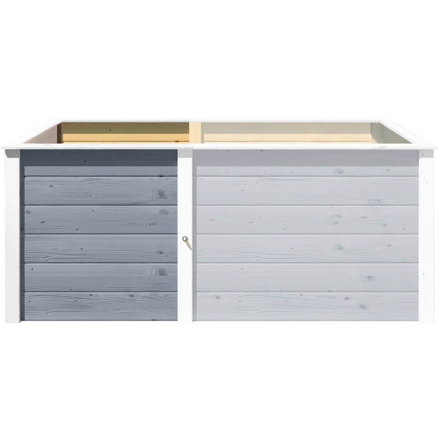 Weka Hochbeet-Ergänzungssatz Modular 69 cm x 69 cm x 71 cm Grau