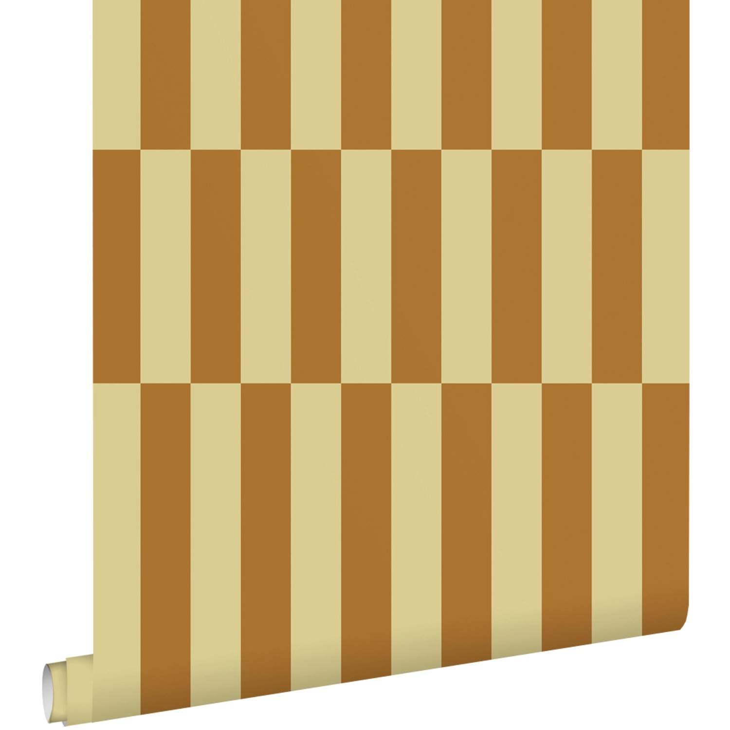 ESTAhome Tapete Streifen Braun und Sandbeige 50 x 900 cm günstig online kaufen