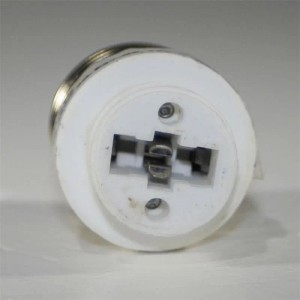 Weißer Lampenfassung Adapter G9 auf E27 Fassung aus Keramik. Für Leuchtmittel in Lampen & Leuchten.