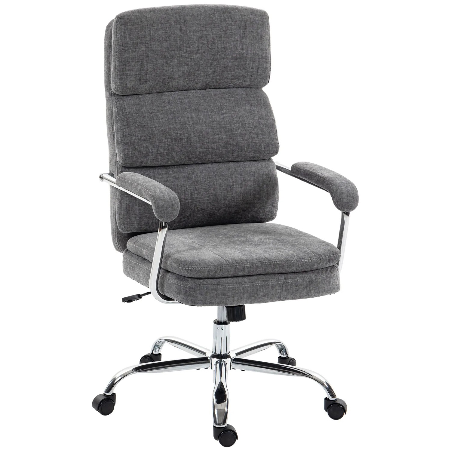 HOMCOM Office Chair Polyester 72,5L x 65B x 118H cm Grau