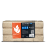 Helle, rechteckige Heizfuxx RUF Original Blue Holzbriketts, 10kg Packung, für effizientes Heizen.