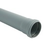 Graues Marley HT-Rohr DN 32 mit Steckmuffe, 1000 mm lang, für die Gebäudeentwässerung.