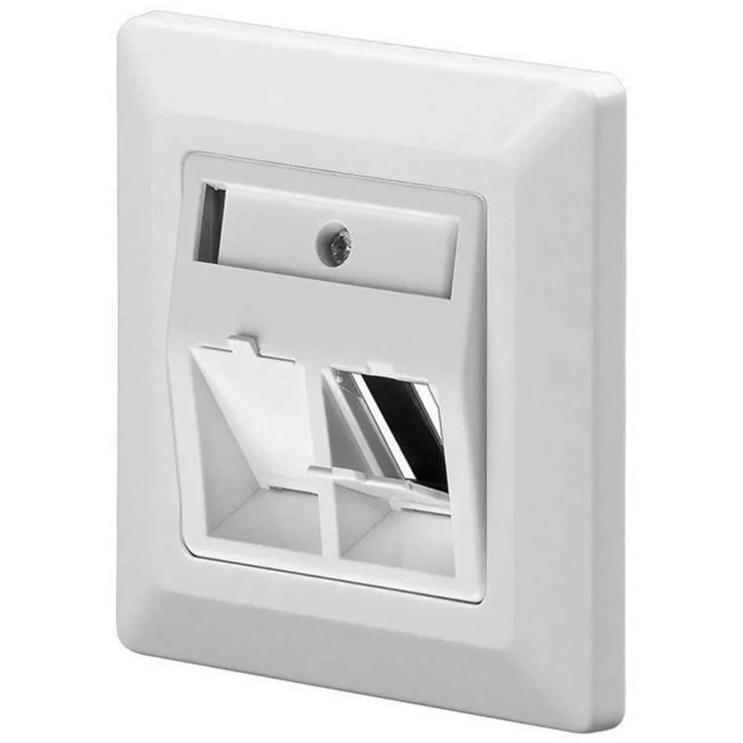 Goobay 2-fach Einbaurahmen für Keystone Jacks
