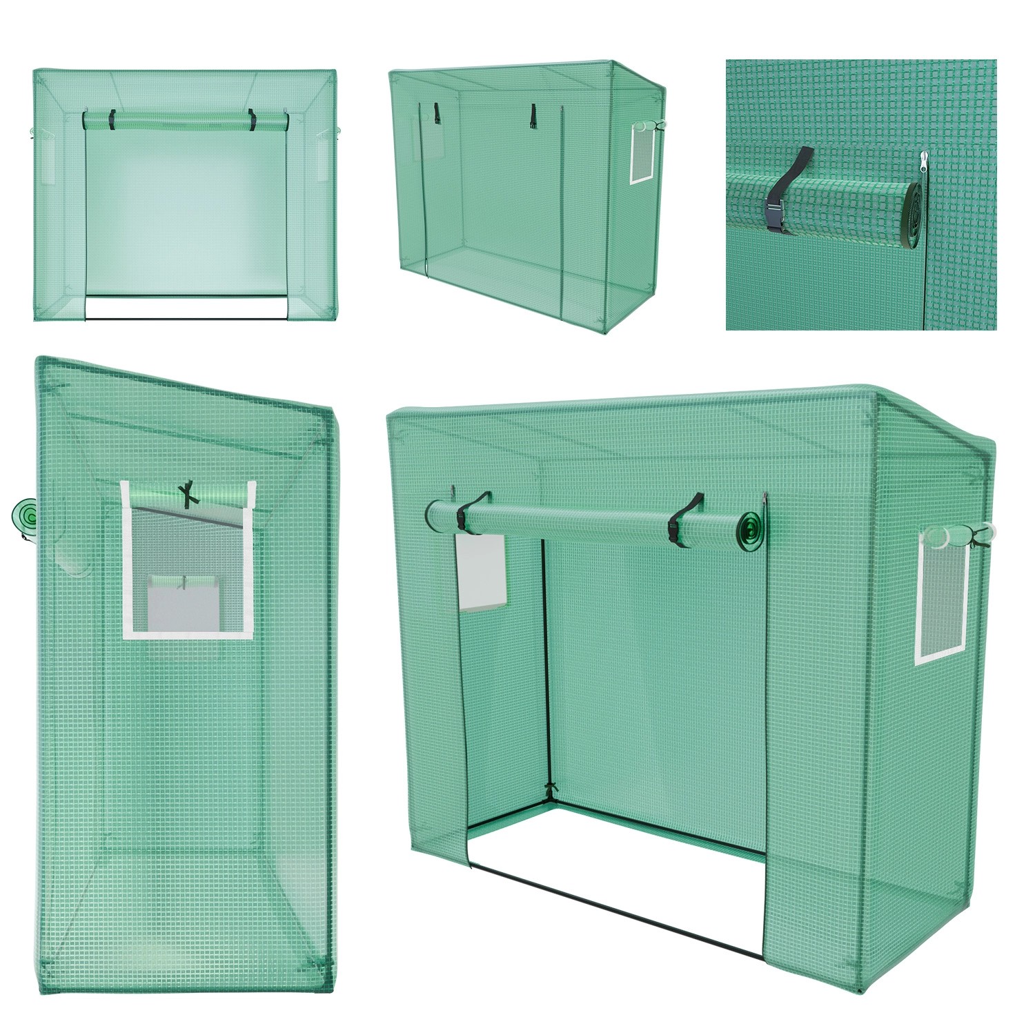 Garmio Foliengewächshaus Cutro, Tomatenzelt/Frühbeet mit UV-beständiger Folie.