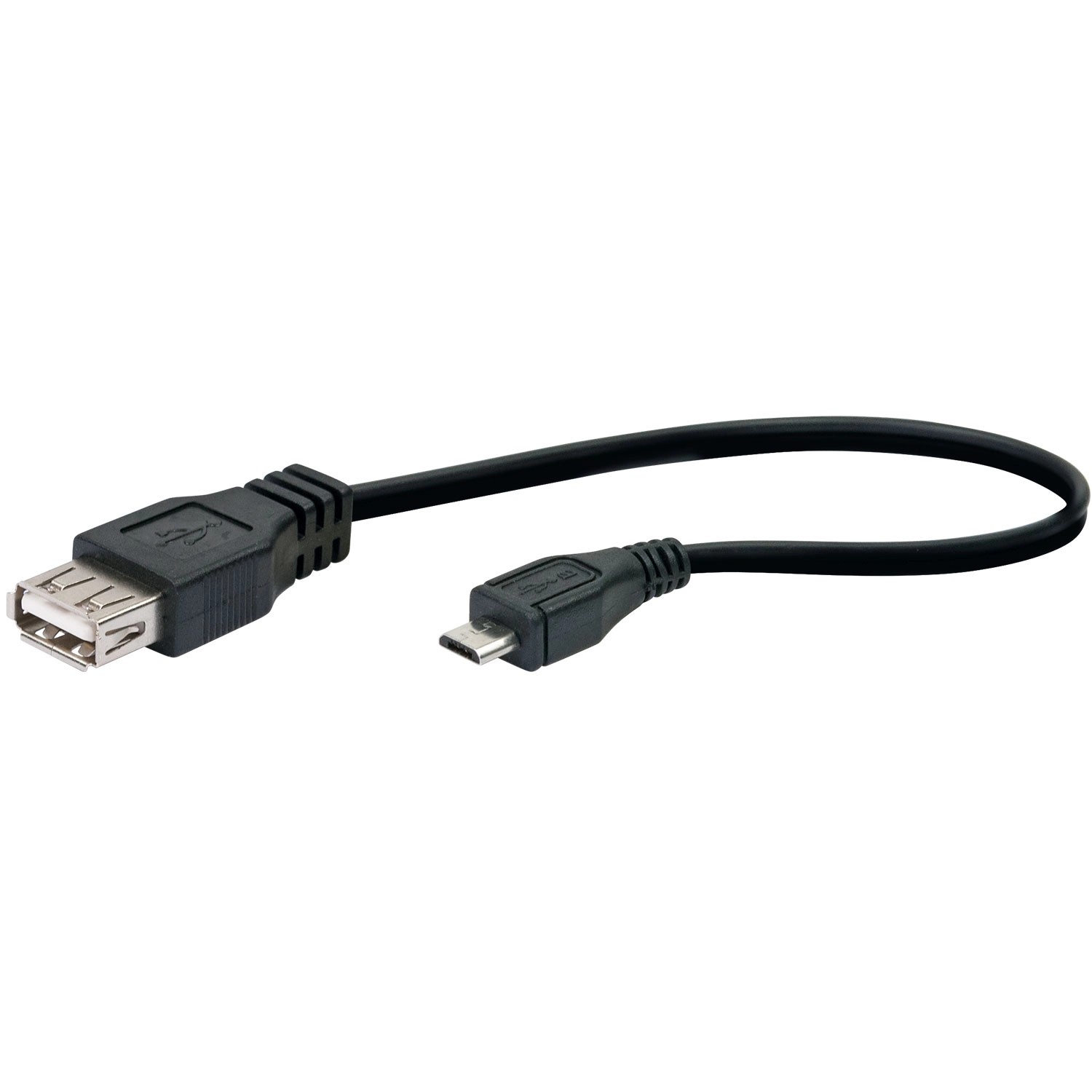 Schwaiger USB Adapterkabel 2.0 (ST > BU) 10 cm