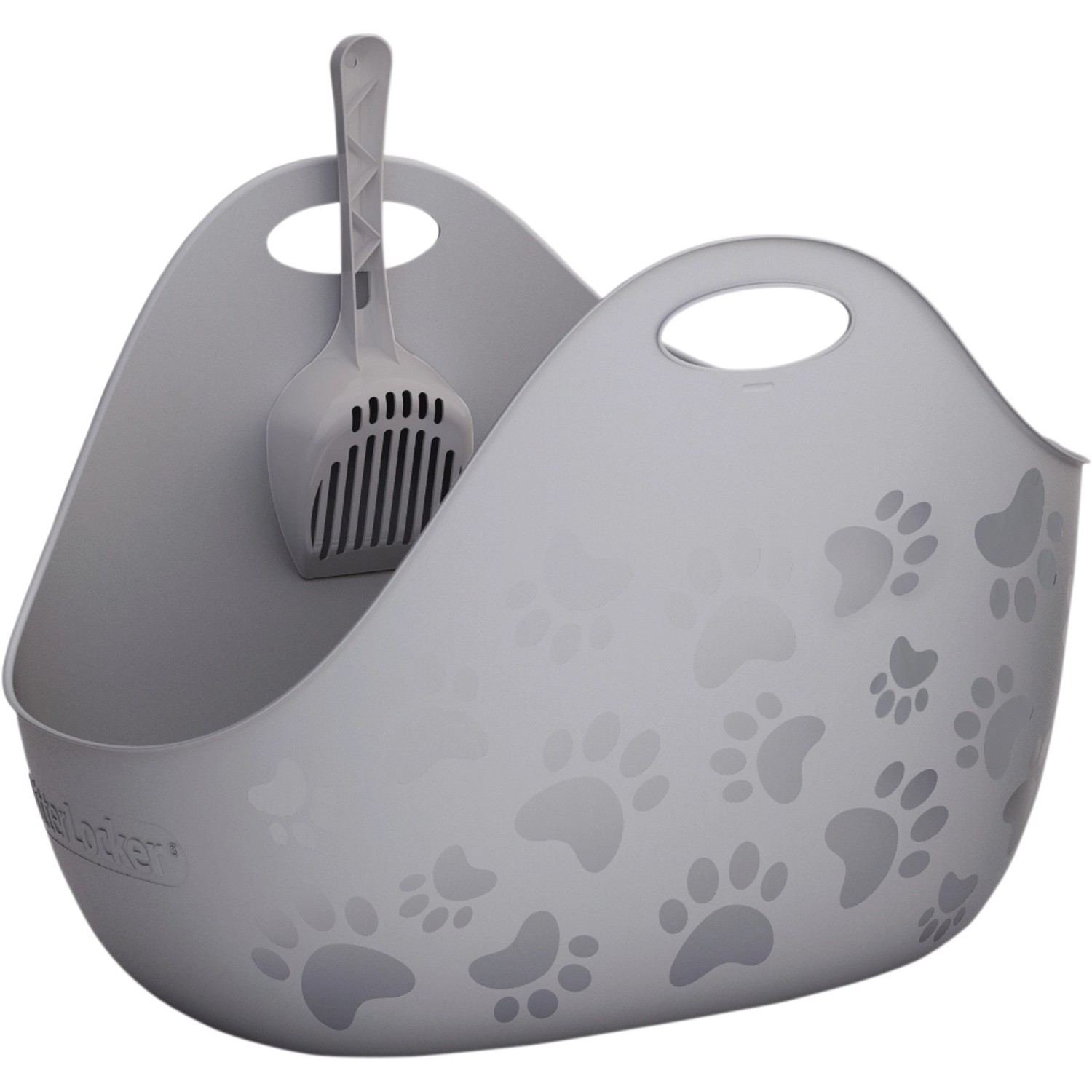 LitterLocker Katzentoilette LitterBox Grau kaufen bei OBI