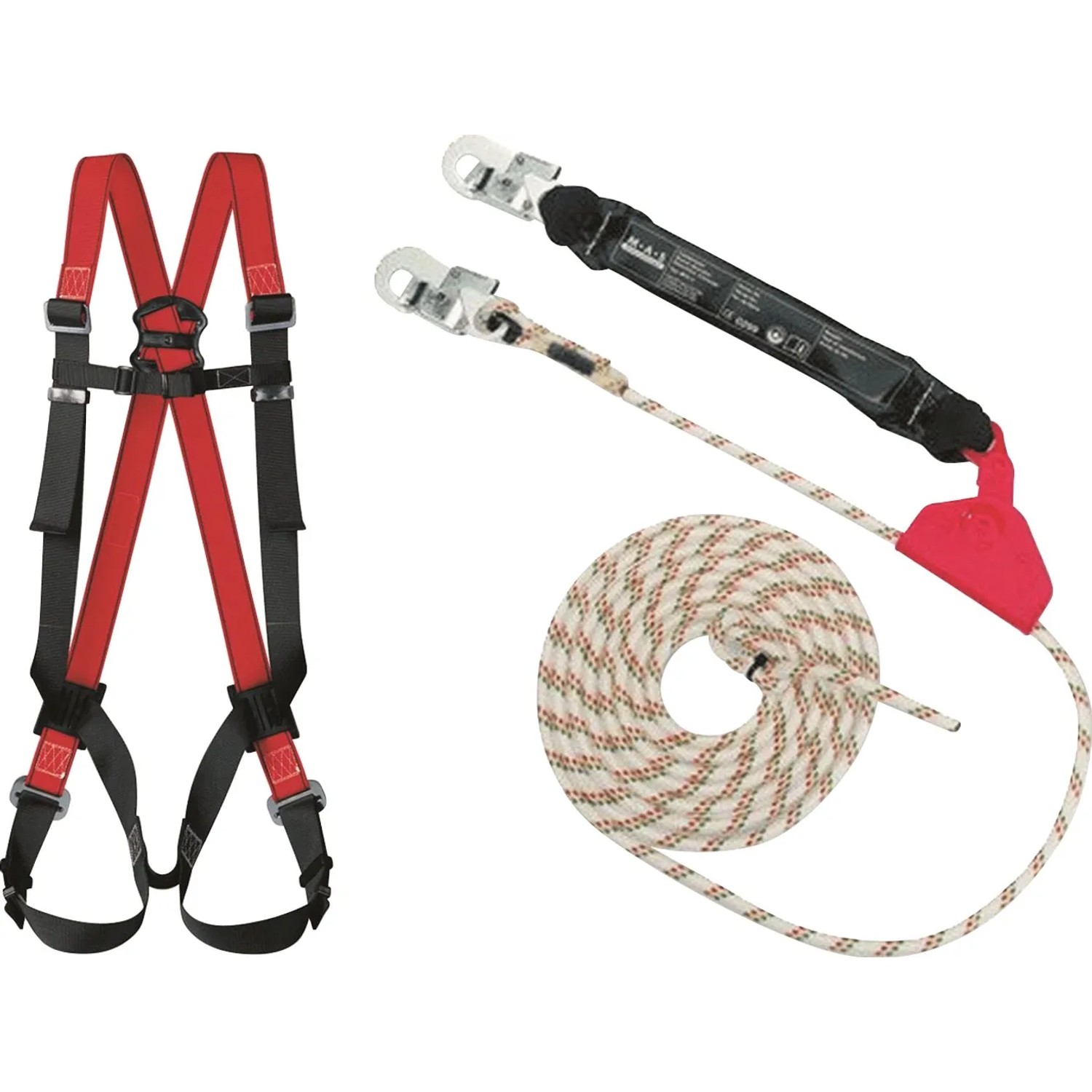 Conacord Absturzsicherungs-Set mit Seil Polyamid Länge 10 m