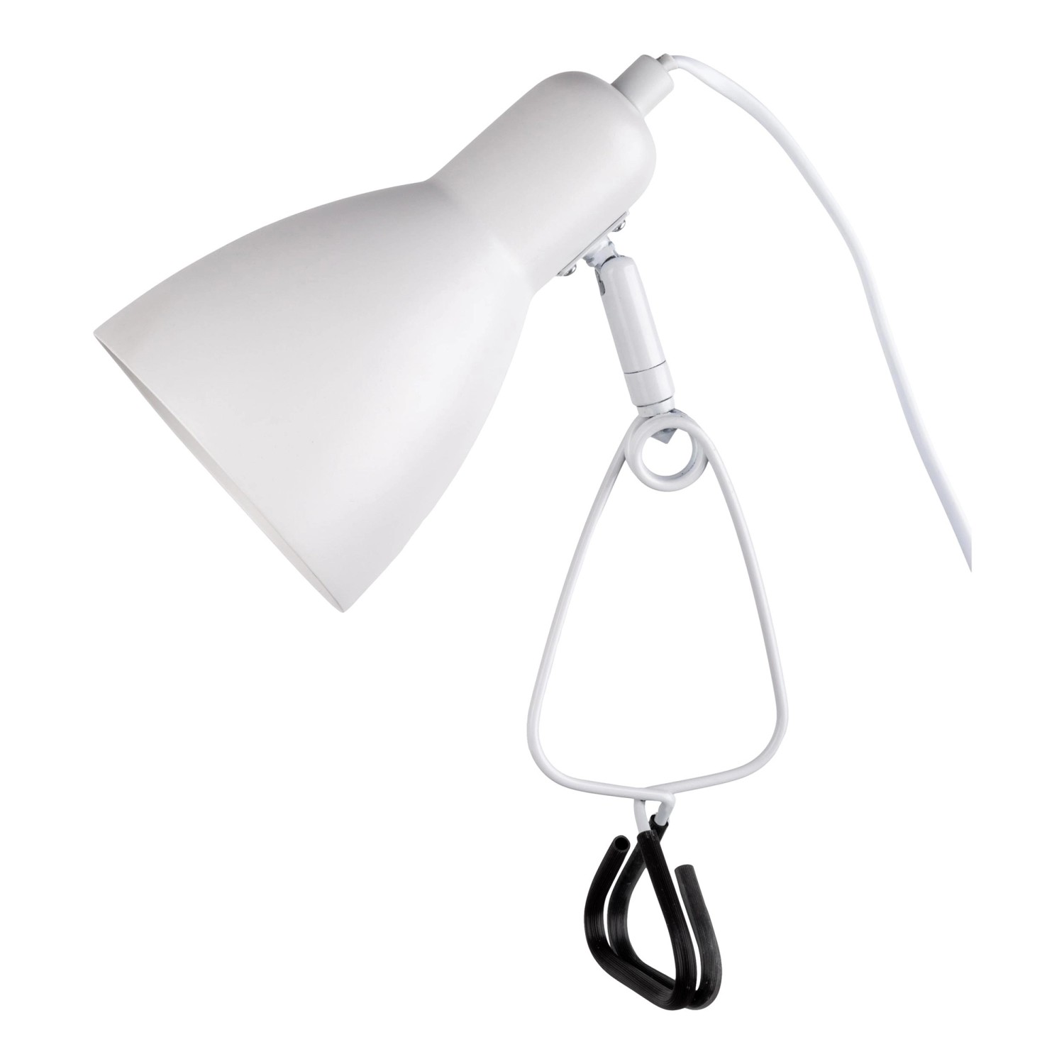 Näve Klemmtischleuchte Mara Weiß 28 cm x 17 cm x 10,5 cm günstig online kaufen