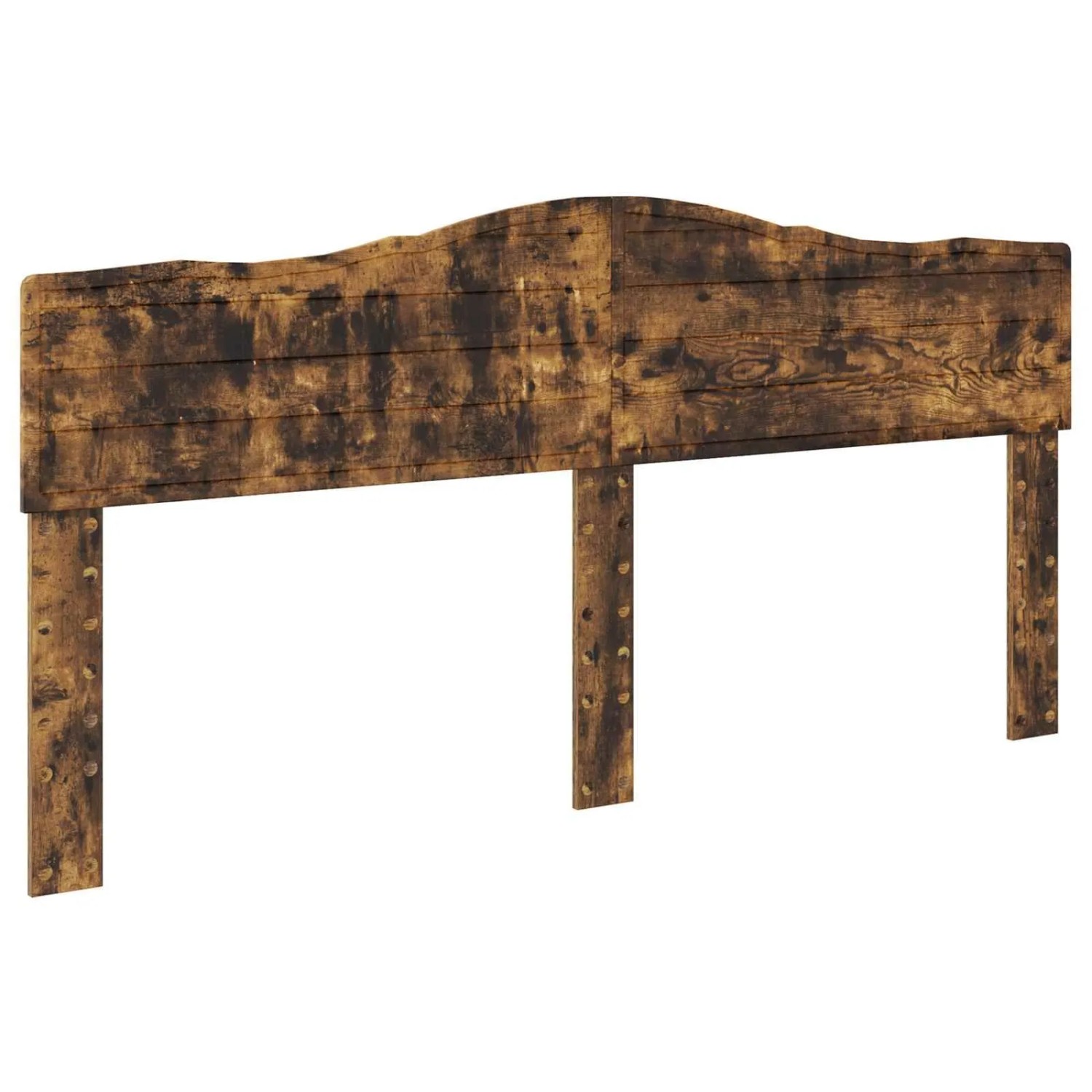 vidaXL Kopfteil mit Kopfteil Geräucherte Eiche 200 cm Holzwerkstoff 888622