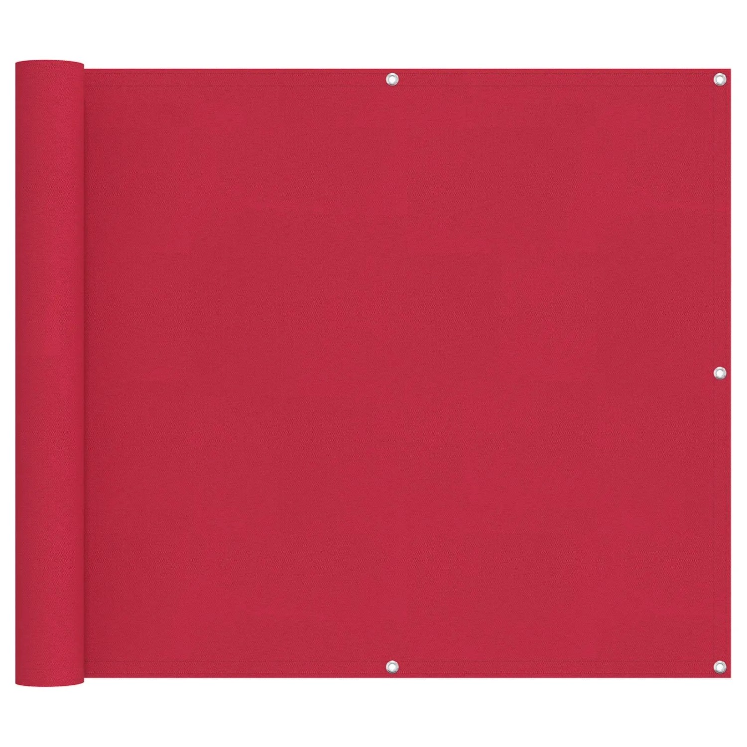 vidaXL Balkonsichtschutz Bordeauxrot 90 x 500 cm 42030895