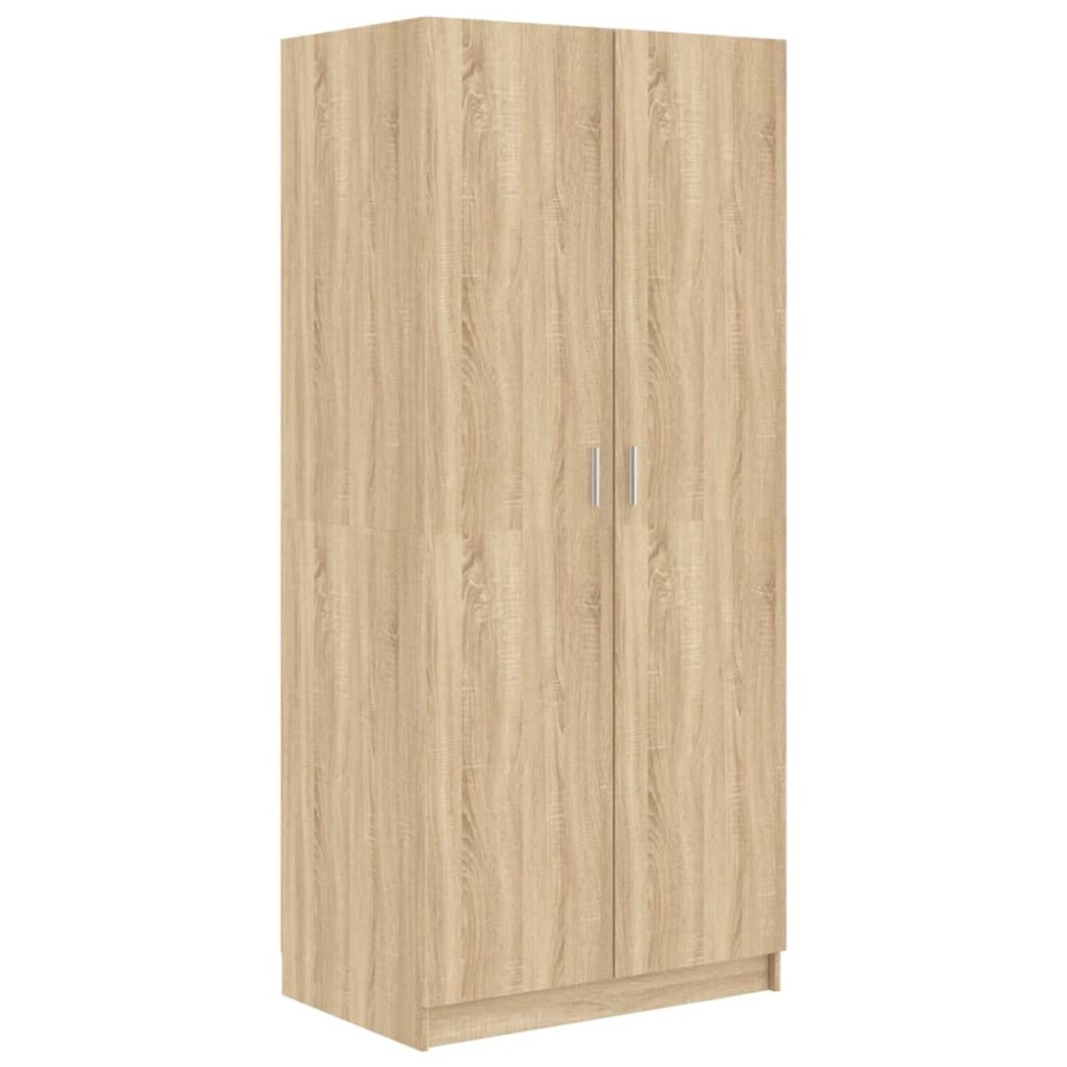 vidaXL Kleiderschrank Sonoma-Eiche 80x52x180 cm Holzwerkstoff Modell 1