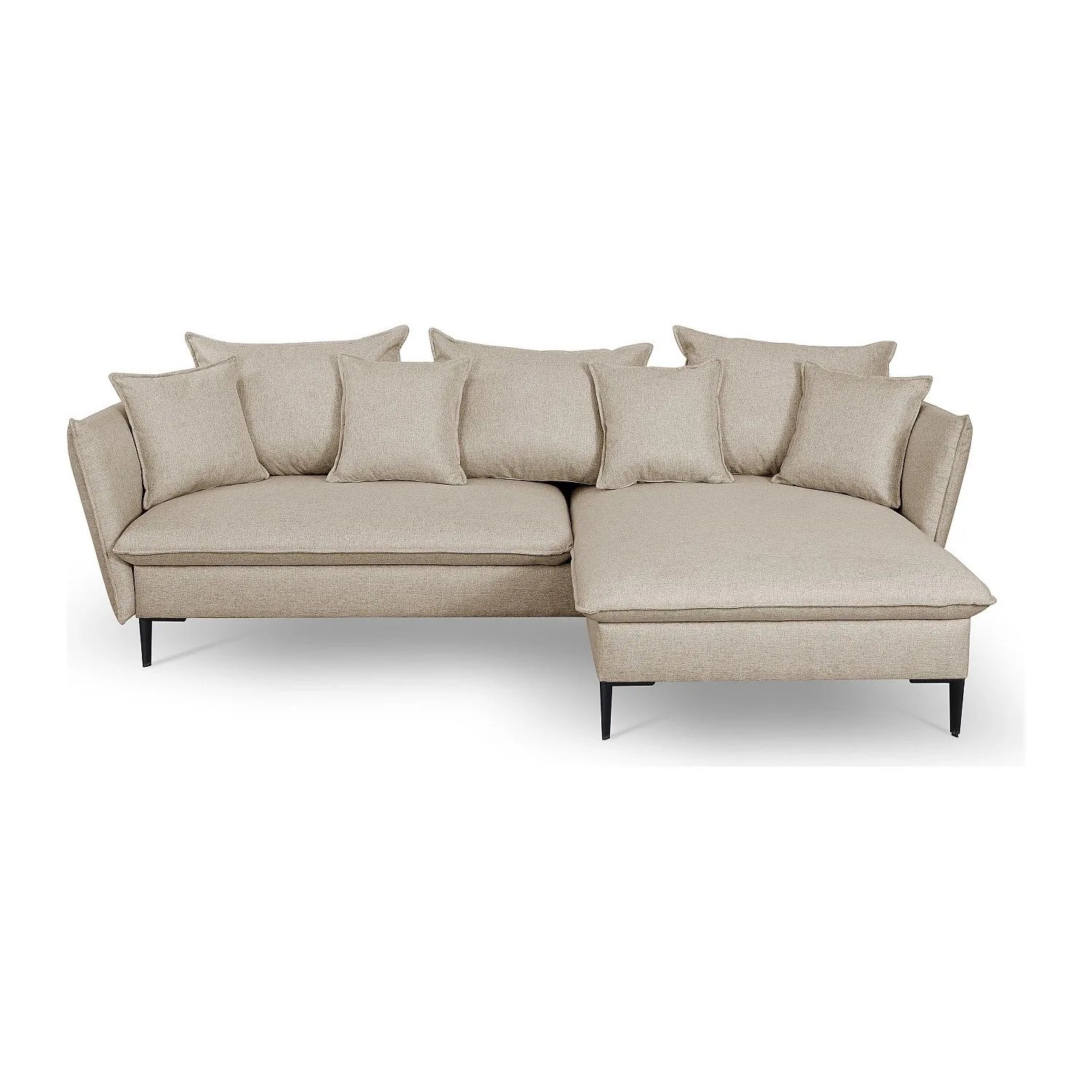 Vente-unique Schlafsofa Lazare Beige 258 cm