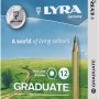 LYRA Graduate Farbstifte, 12 verschiedene Farben im Set. Ideal für Schule und Hobby.
