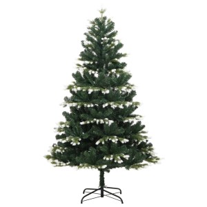Beschneiter, klappbarer, künstlicher Weihnachtsbaum, 210 cm hoch.