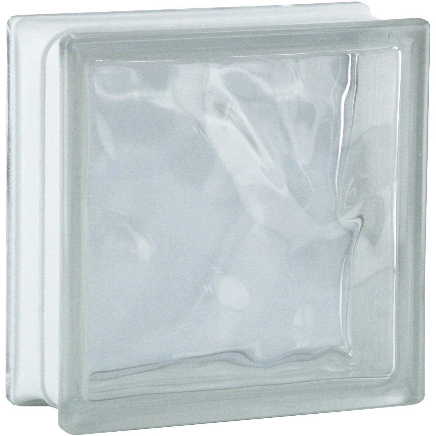 BM Glasstein Wolke Super White 19 cm x 19 cm x 8 cm