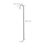 Relaxdays Bodenanker 10er Set Verzinkter Stahl Silber 45 cm x 6,5 cm x 1 cm 430 g_4