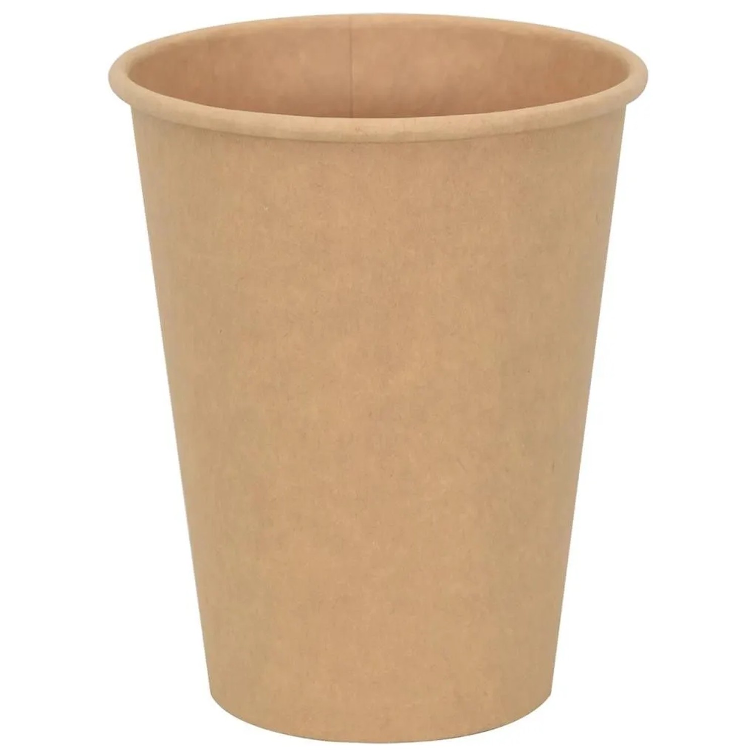 DELUKE Pappbecher Braun 1000 Stück 300ml Einwegbecher Getränkebecher Pappe Becher Einweg Kaffeebecher Teebecher Partybecher