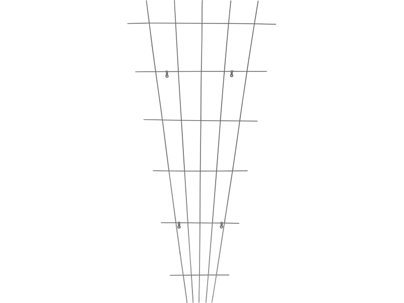 OBI Fächerspalier 150 × 75 cm · Anthrazit – Produktbild 1 von 1