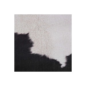 MeGusta Teppich Animal Modern Weiß, Kurzflor, 155x190 cm, Kuhfell-Optik.