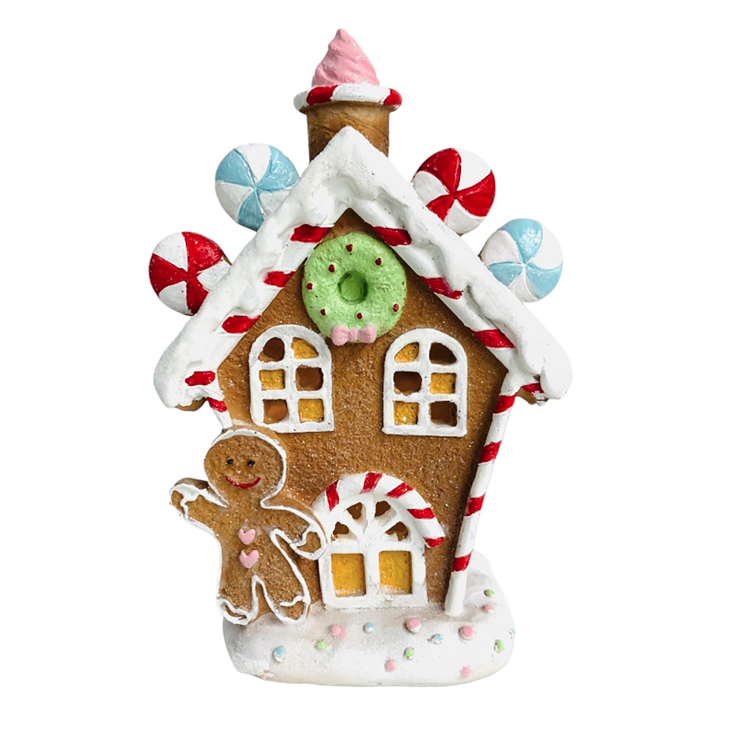 Dekofigur Pfefferkuchenhaus 20 cm günstig online kaufen